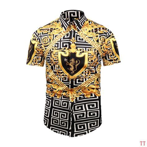 fake versace button up shirt